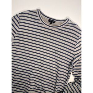 APC Paris Striped Long Sleeve Sweatshirt Crewneck Mens XL Made in Portugal
